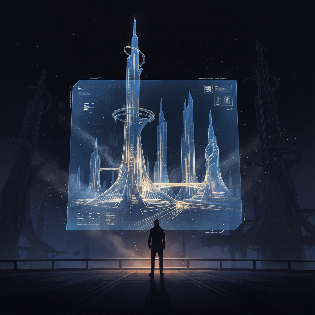 Fiction author using AI tools to develop book outlines and story structure on laptop.