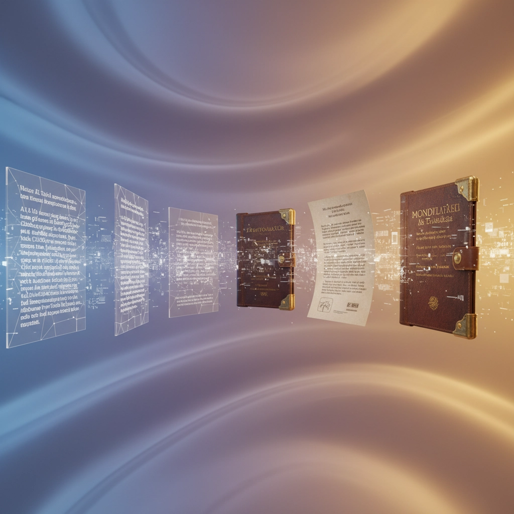 Minimal data themed graphic with an upward motion representing faster delivery and steady reader satisfaction